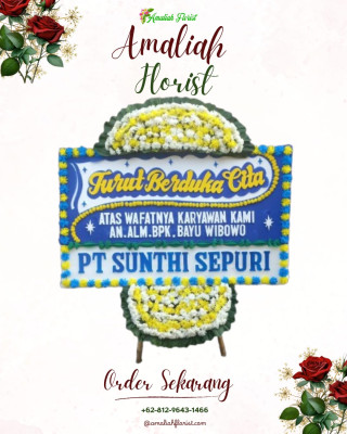 Papan Bunga Duka di Candisari